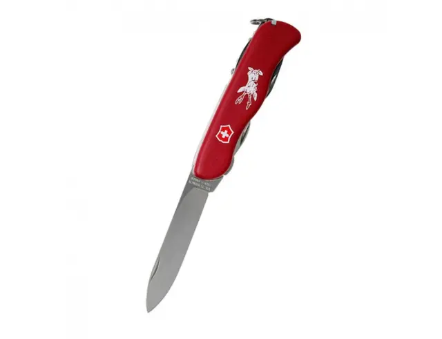 Ελβετικός Σουγιάς Victorinox Red Hunter swiss army knife με 12 λειτουργίες και μήκος 11.1cm - Red0.8573 2