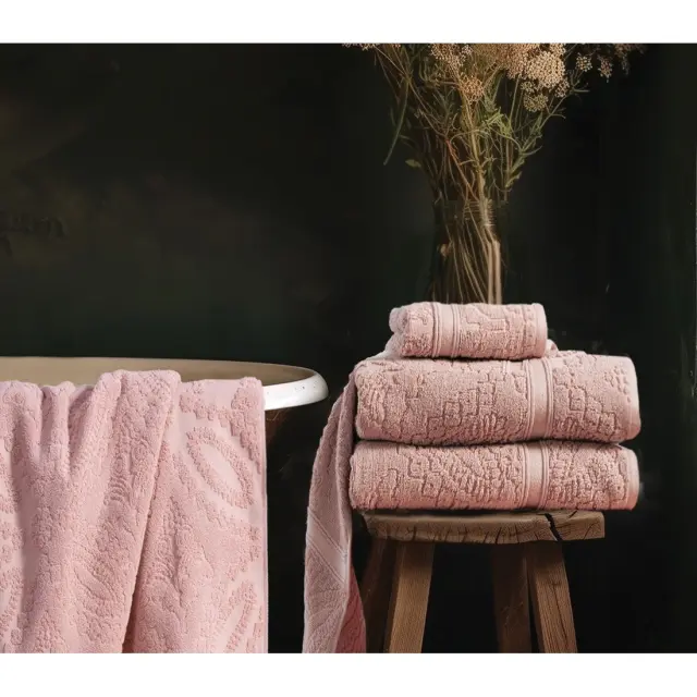 ΠΕΤΣΕΤΑ ΣΩΜΑΤΟΣ LOUIZA 70Χ140 NEF-NEF HOMEWARE PINK 2