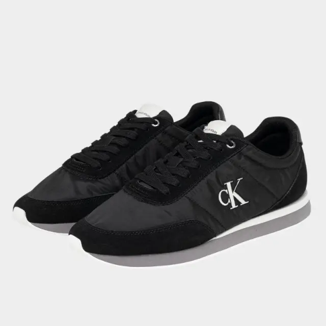 Calvin Klein - Ανδρικά Sneakers Ck Retro Runner Ess Mix Mat YM0YM01361-01Q Μαύρο - 46 2
