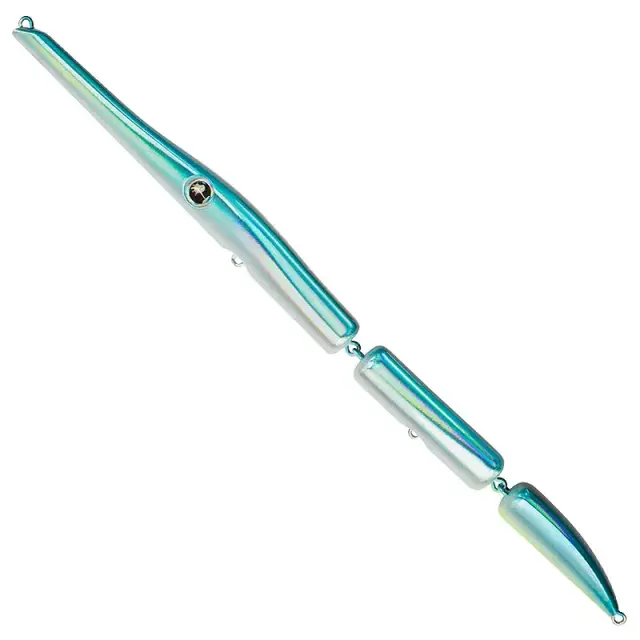 Τεχνητό Seaspin Strega 257 – Sinking Jointed Needlefish Swimbait με Αφαιρούμενη Ουρά Σιλικόνης AGU