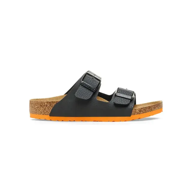 Birkenstock Παιδικές Παντόφλες Σανδάλια Arizona Kids Birko-Flor Narrow, Χρώμα Desert Soil Black - 33 2