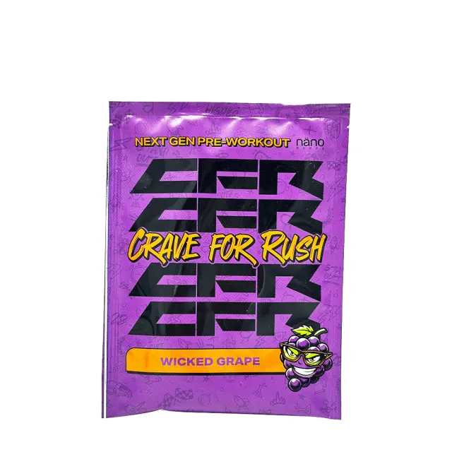 Nanosupps Crave For Rush Preworkout Wicked Grape, 20 g