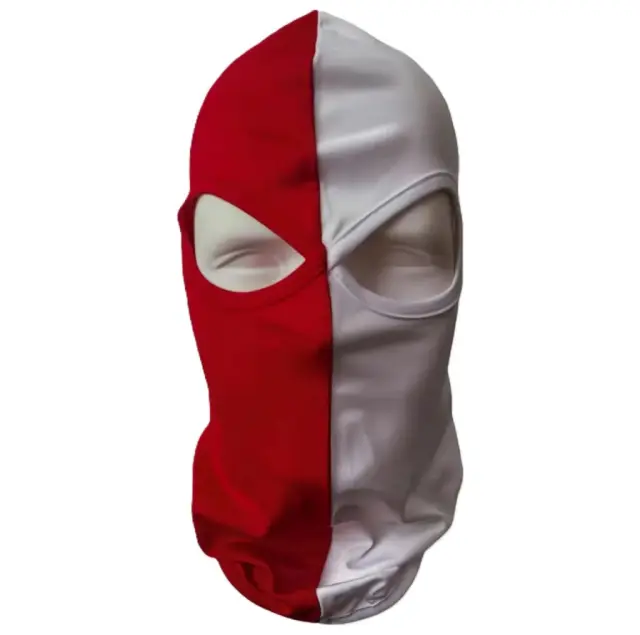 Ghetto Red / White Balaclava 2 Hole Unisex