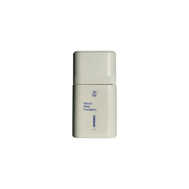 Korres Natural Sheer Foundation 01 Light, Ανάλαφρο Foundation με Διάφανη Κάλυψη Απόχρωση 01 Light 30ml