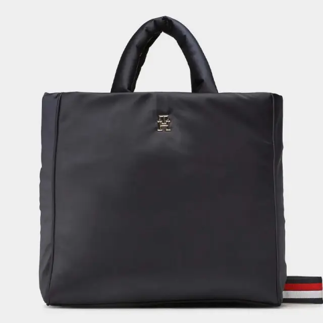 Τσάντα Tote Χειρός Tommy Hilfiger AW0AW14688-DW6 Σκούρο Μπλε - Single Size