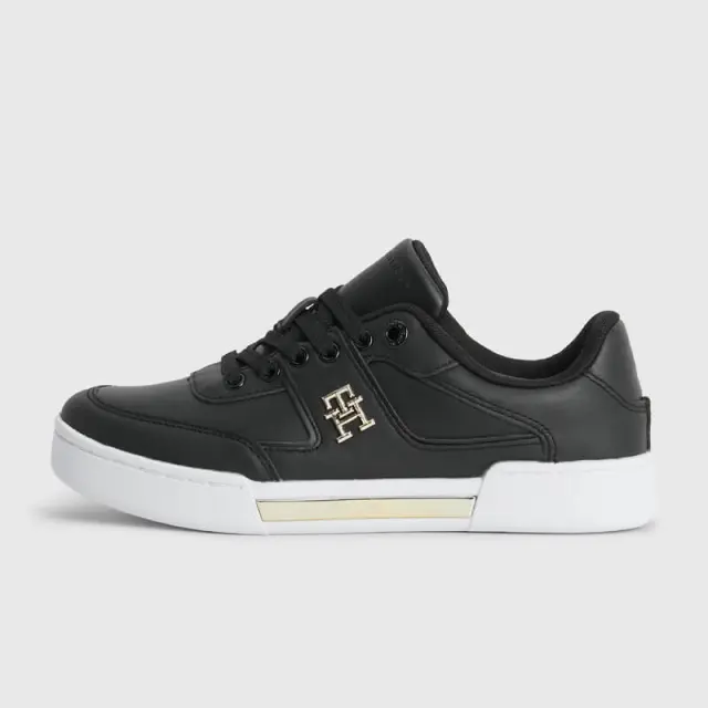 Tommy Hilfiger - Γυναικεία Sneakers Th Prep Court FW0FW06859-0GL Μαύρο - 41