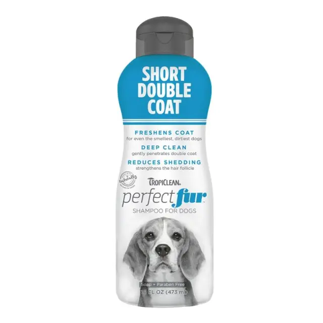 Tropiclean Perfect Fur Short Double Coat Σαμπουάν Σκύλου 473ml Μονόχρωμο