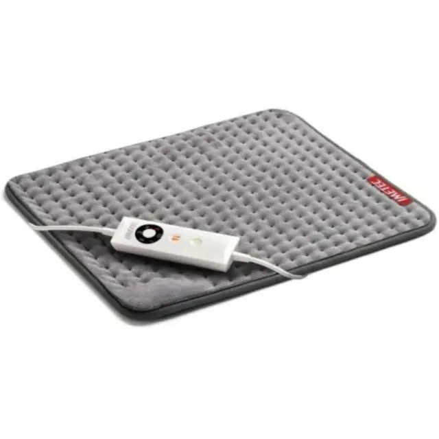 Imetec Physioplus Multi Ηλεκτρική Θερμοφόρα 40x35cm με Βελούδινο Ύφασμα Γκρι από Μικροϊνες 1 Τεμάχιο 2