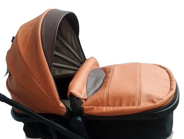 Πολυκαρότσι Μετατρεπόμενο 3σε1 με Car Seat 0-13kg Sofie Moni Orange Leather 3800146234461 2