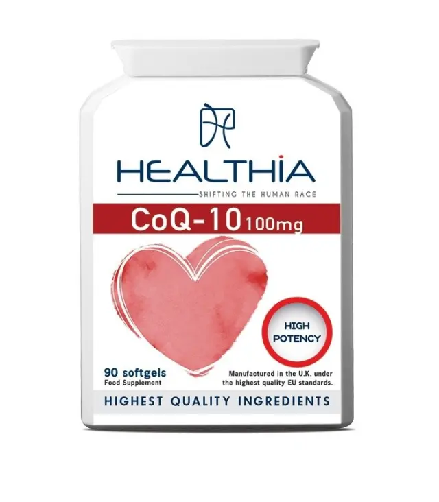 HEALTHIA CoQ-10 100mg 90 SOFTGELS