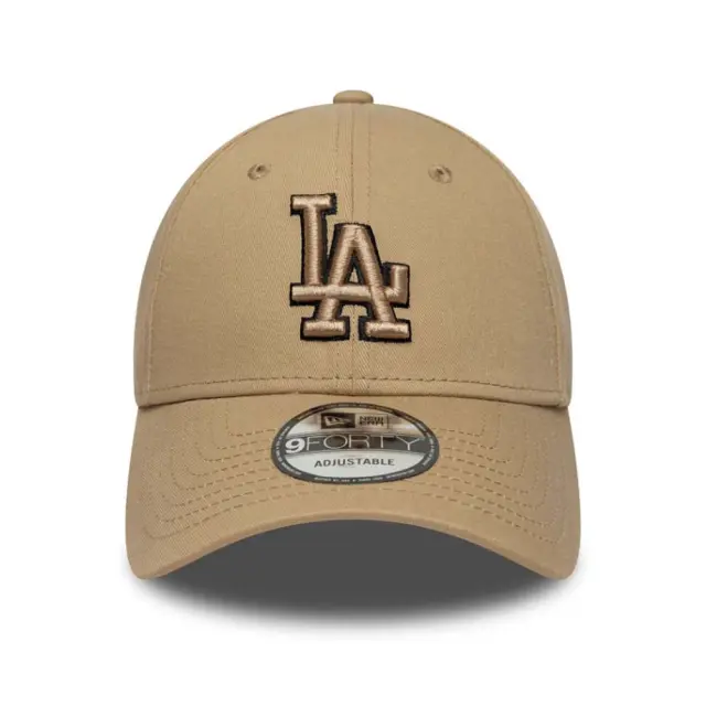 New Era Adult Team Outline 9Forty MLB Los Angeles Dodgers Cap Μπεζ 60771713 (New Era) - One Size 2