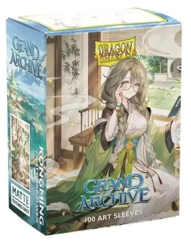 Dragon Shield Grand Archive Matte Art Sleeves Kongming, Wayward Maven (100 Sleeves)