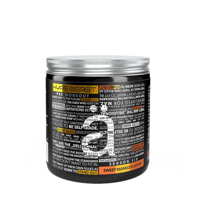 Nanosupps Hype Beast Preworkout Booster Sweet Mango, 320 g