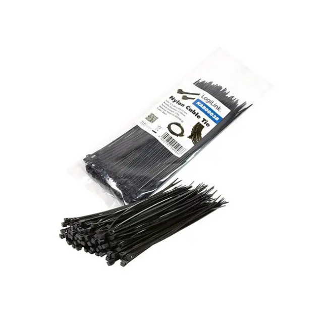 LogiLink Zip Ties Set 0.2m Black (KAB0003B)