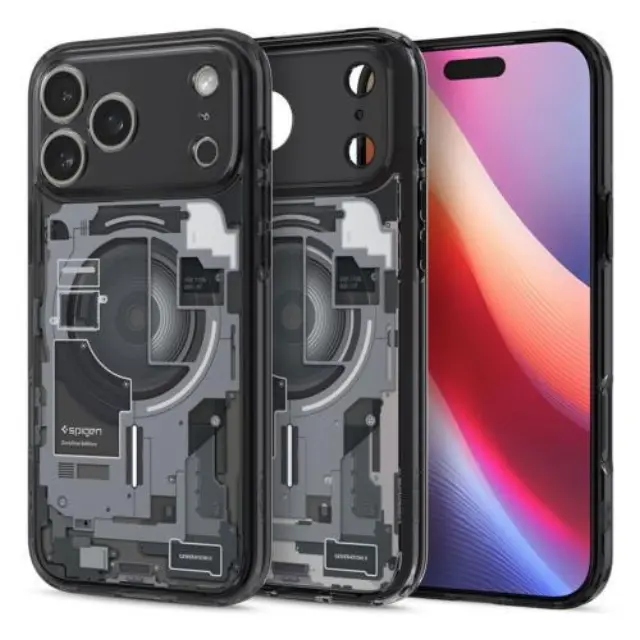 Θήκη TPU & PC Spigen Apple iPhone 17 Pro MagSafe Ultra Hybrid Zero One Μαύρο N69139