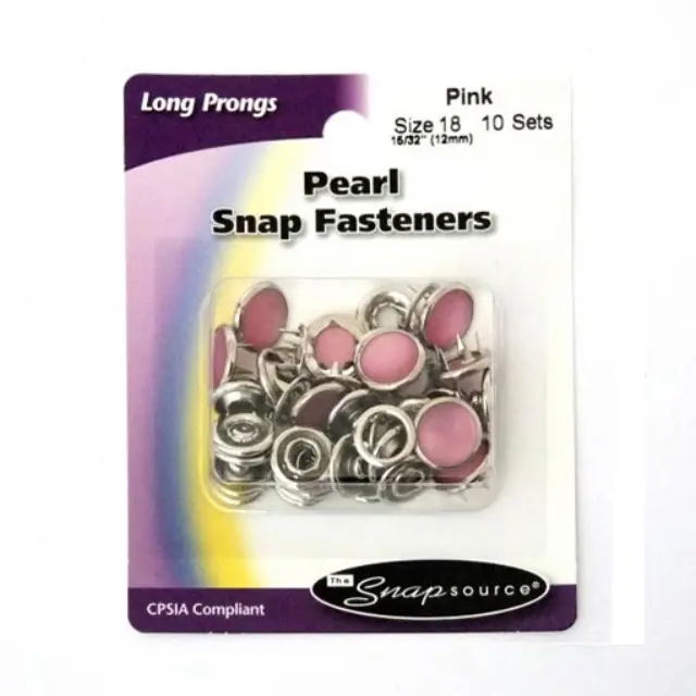 Τρουκς Pearl Pink Size18 (12mm) - 10σετ