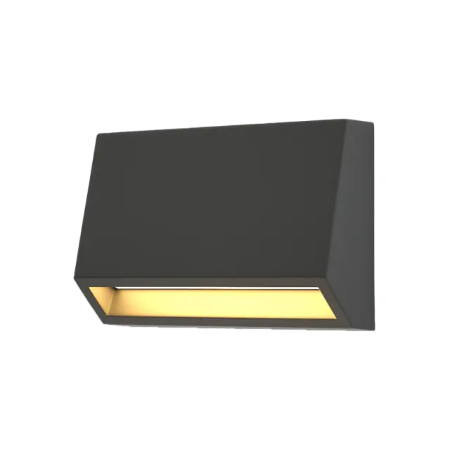 it-Lighting Blue LED 3W 3CCT Outdoor Wall Lamp Anthracite D:10cmx7cm (80202140)