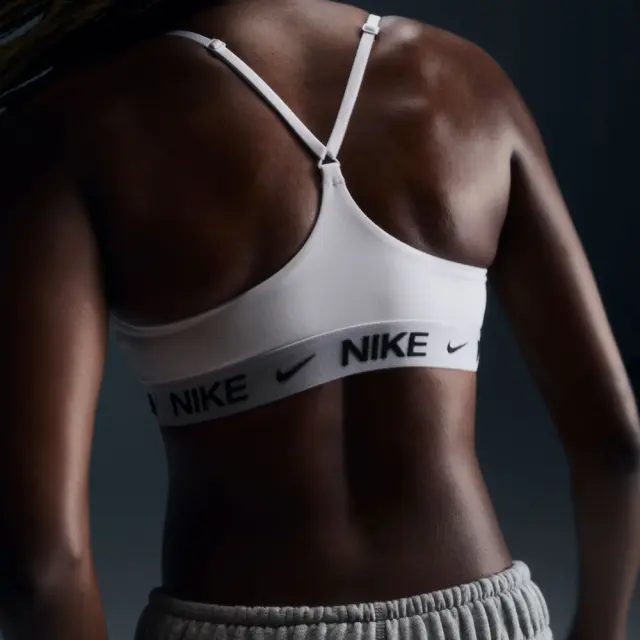 Nike Indy Light Support Bra (FD1062-101) - Λευκό - L 3
