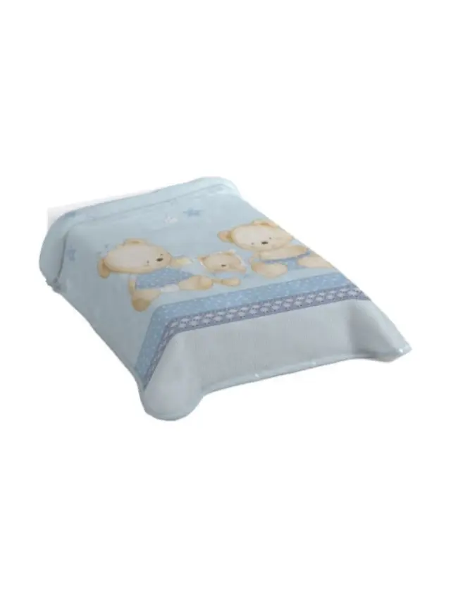 Belpla Κουβέρτα - Σάκος Βελουτέ 80*90 Ster 663 Blue 08922 2