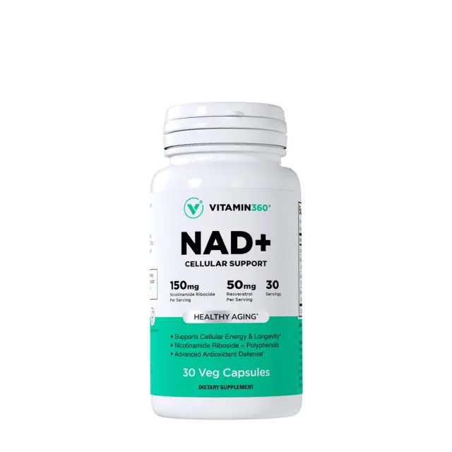 Vitamin360 NAD+ 30 Veg Capsules