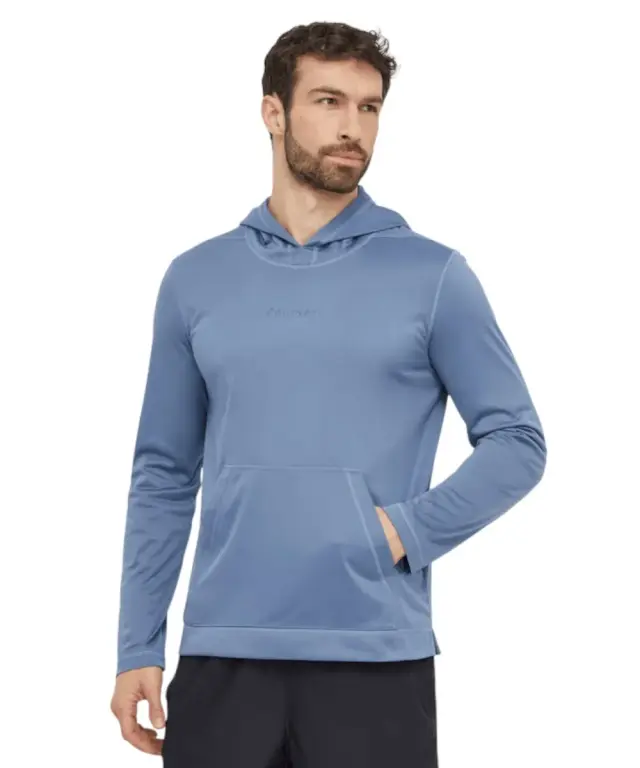 Calvin Klein - Ανδρική Μπλούζα Sport Logo Hoodie Regular Fit 00GMS4W328-5BX Μπλε - 2XL
