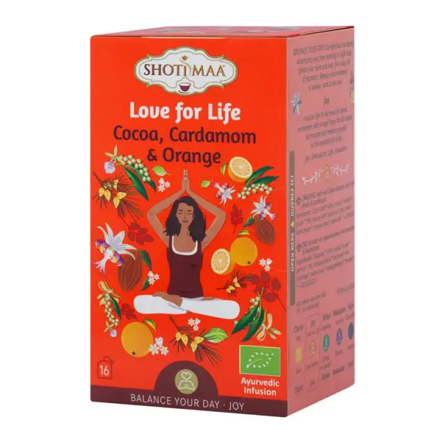 Βιολογικό Τσάι Shoti Maa Love for Life Organic Herbal Tea 16 φακελάκια, 32g