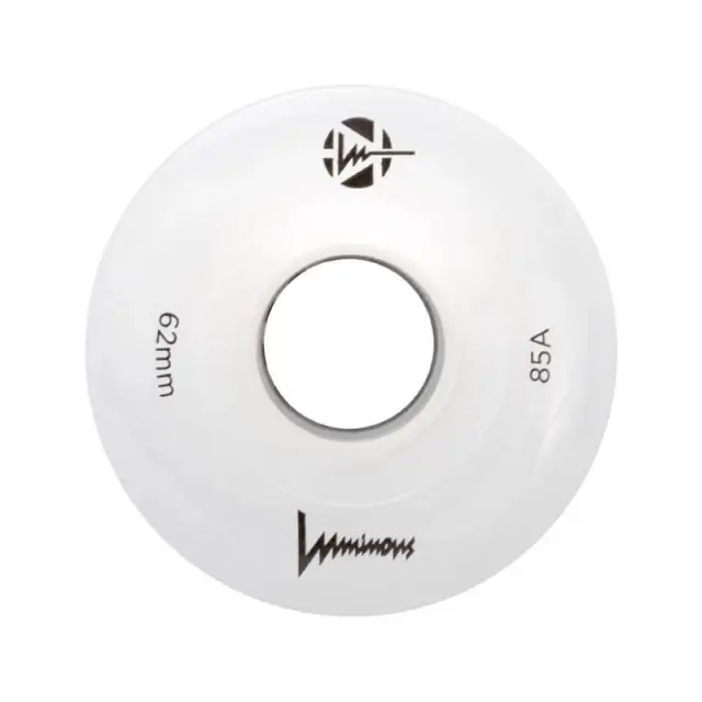 LUMINOUS Ροδάκια Led Quads White Slim Hub 62χιλ./85A - Λευκό