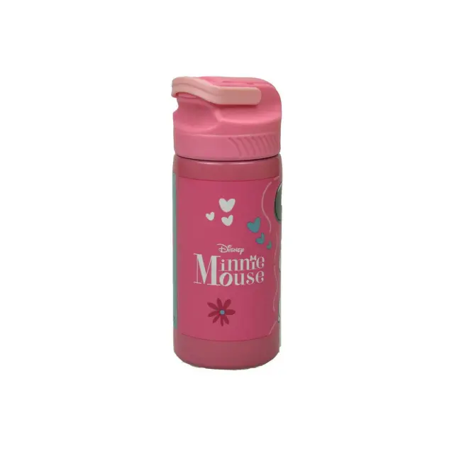 Παγούρι ανοξείδωτο με καλαμάκι Disney Minnie Mouse 500ml 3