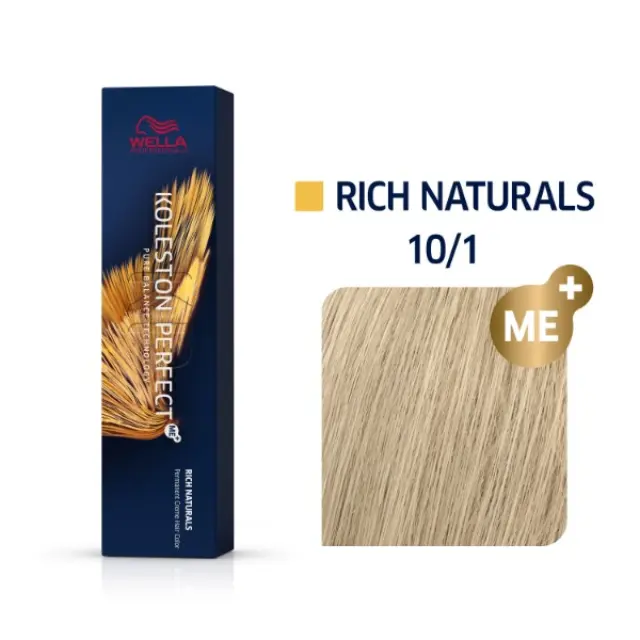Wella Professionals Koleston Perfect Me+ Rich Naturals 10/1 Κατάξανθο Σαντρέ 60ml 2