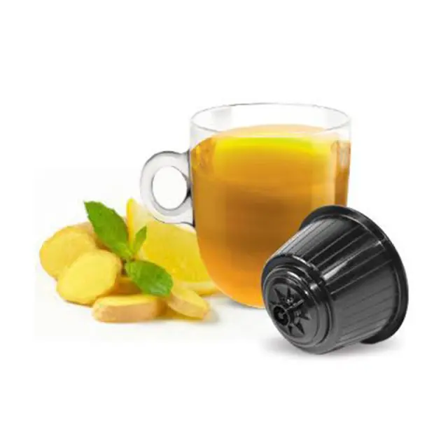 Tiziano Bonini Τσάι Zenzero Limone συμβατές κάψουλες Dolce Gusto 8 τεμ.