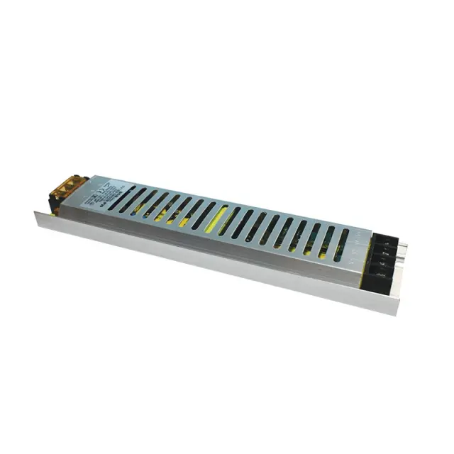ΛΕΠΤΟ ΜΕΤΑΛΛΙΚΟ CV LED DRIVER 150W 230V AC 24V DC 6.25A IP20 ΜΕ ΤΕΡΜΑΤΙΚΗ / SM150CV24