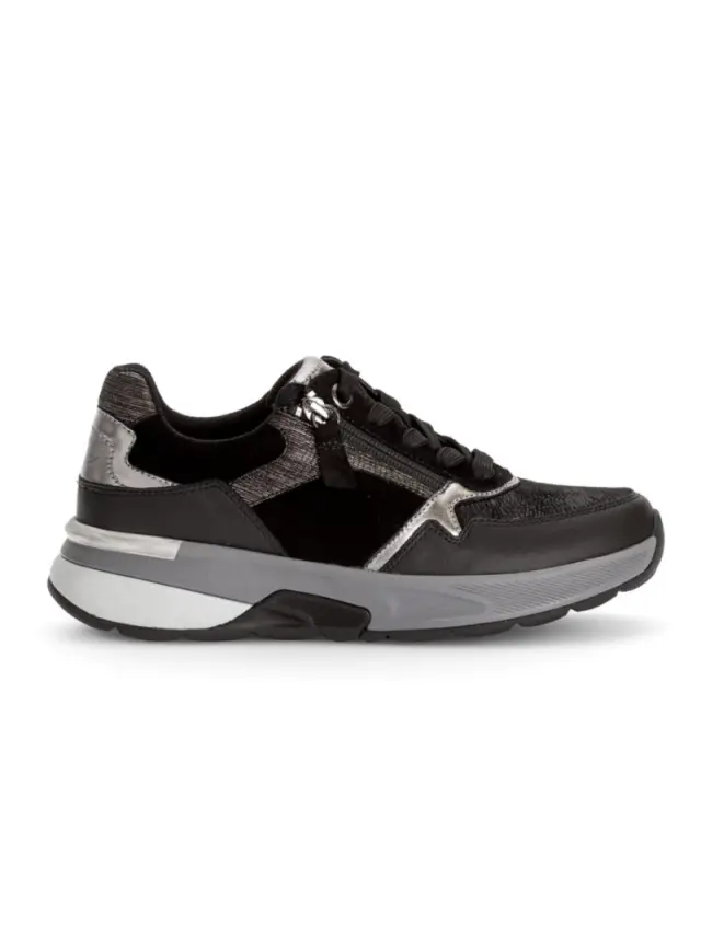Gabor Sneakers Γυναικείο δέρμα/δέρμα Nubuck Μαύρο GAB/56847 67-SCHWARZ/KOMB 3