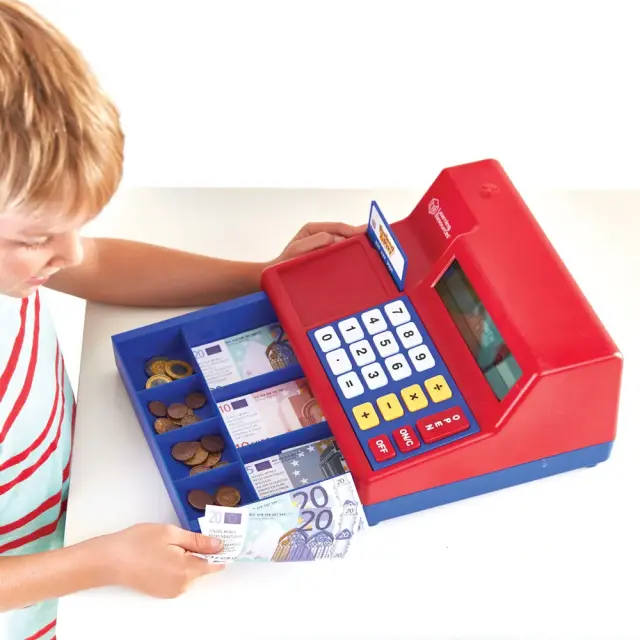 Learning Resources Εκπαιδευτικό Παιχνίδι Ταμειακή Μηχανή με Ευρώ για 3+ ετών LSP 2629-EUR 3