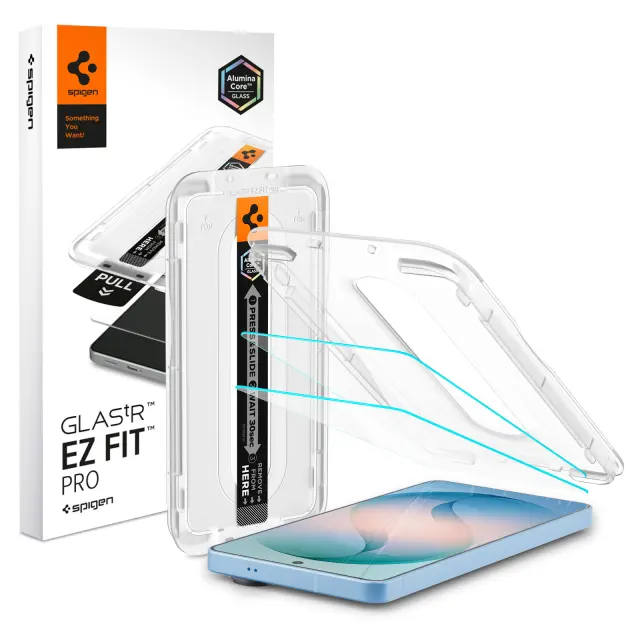 Spigen Glass tR EZ Fit Pro (Anti Reflection) 2 Pack, transparency - Samsung Galaxy S26+