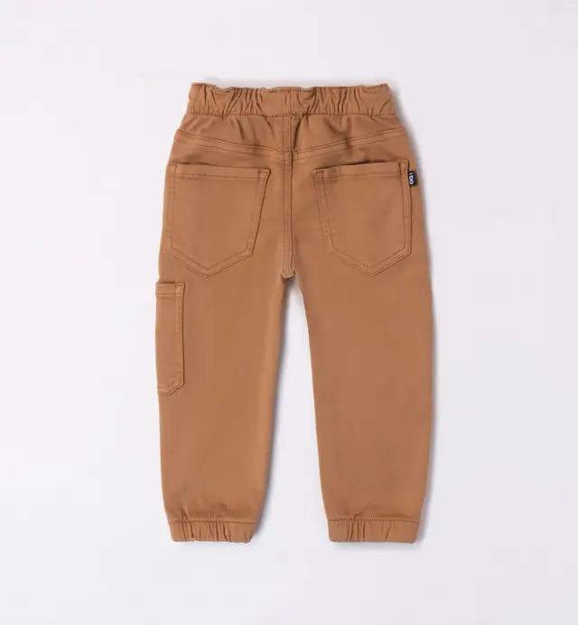 KNITTED TROUSERS DARK BEIGE