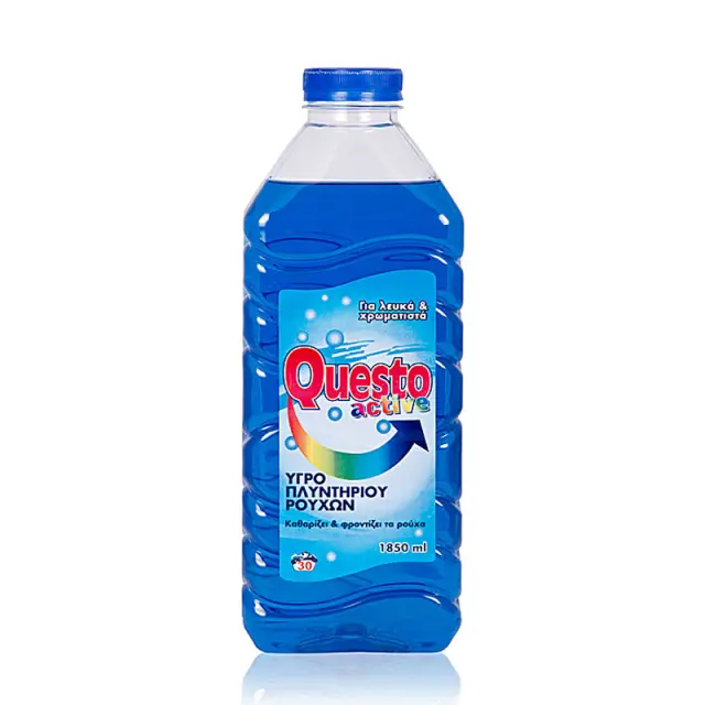 Υγρό Πλυντηρίου Ρούχων Questo Active Μπλε 1.85lt 2