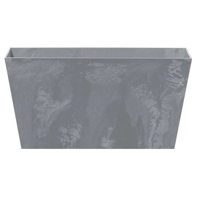 Ζαρντινιέρα Tubus Beton Effect Γκρι Πλαστικό 60x32x30cm
