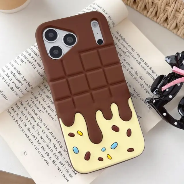 Chocolate Bar Θήκη για iPhone 17 Pro Max/18 Pro Max-Yellow/Brown OEM 2