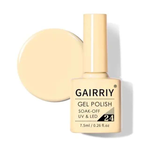 Ημιμόνιμο επαγγελματικό βερνίκι GAIRRIY 7.5ML - 0.26FL.OZ 24