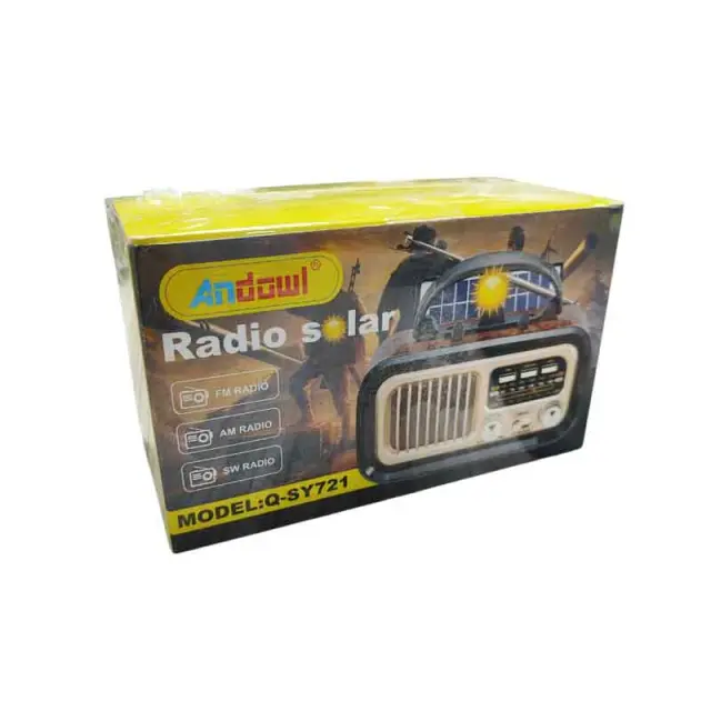 Andowl Επιτραπέζιο Ραδιόφωνο Ηλιακό Q-SY721 - Solar charge radio 814194 3