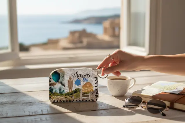 Πορτοφόλι Souvenir μπρελόκ - Σετ 10pcs - PVC - Thassos - 14*9cm - 871755 3