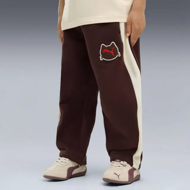 Puma Kids T7 Imaginary Friend Relaxed Barrel Sweatpants Καφέ 637424-33 (Puma)