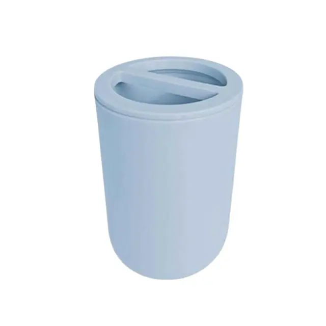 Θήκες οδοντόβουρτσας πλαστικές σε σετ 5Χ - Light Blue - 21680