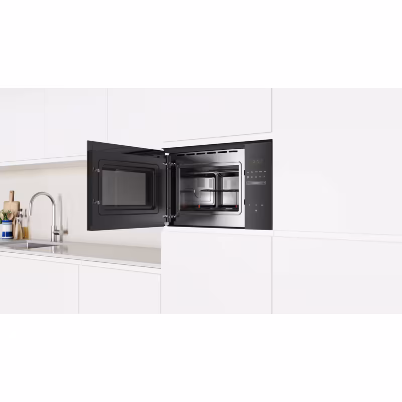 Pitsos PG30W75X2 Εντοιχιζόμενος Φούρνος Μικροκυμάτων 25Lt 900W με Grill & HydroPure Μαύρος 3