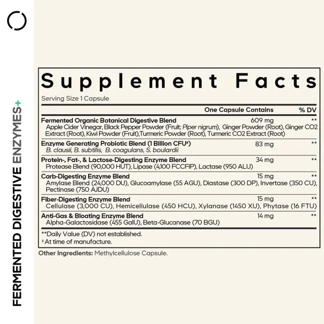 Codeage Fermented Digestive Enzymes+ 2