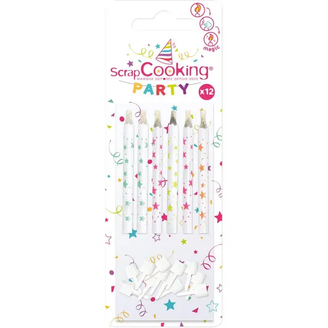 Scrapcooking Μαγικά Κεριά - 12τμχ.