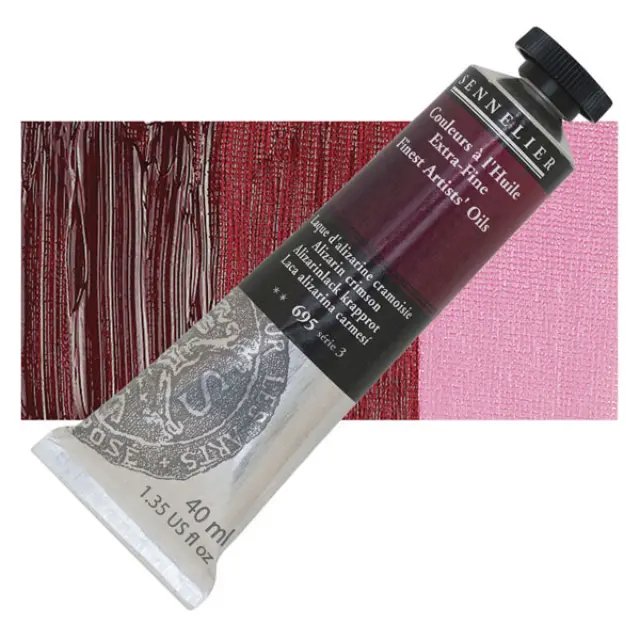 Sennelier Λάδι Finest Artists Oil 695 Alizarin Crimson - 40ml