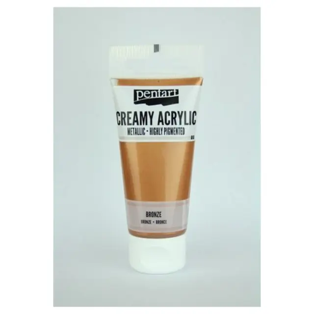 Χρώμα ακρυλικό Creamy 60ml Pentart - Metallic Bronze