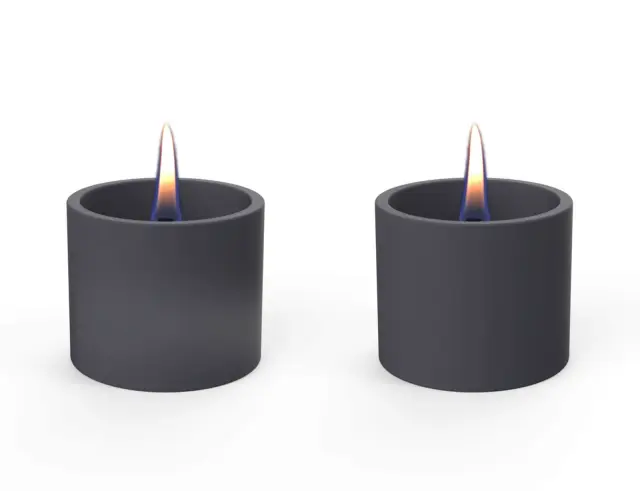 Επιτραπέζια Εστία Φωτιάς Breeze 8 Tenderflame με διάρκεια καύσης 4 - 5 ώρες, χωρητικότητα δεξαμενής 150ml και διαστάσεις 9x7.5cm - Black - 2 τεμάχια TF-600047