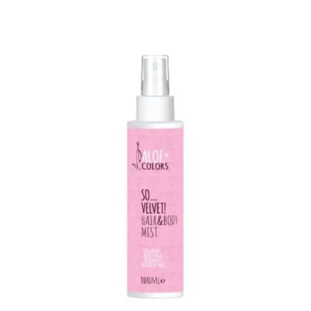 Aloe+ Colors So Velvet Hair & Body Mist Ενυδατικό Σπρέι Σώματος και Μαλλιών με Άρωμα Πούδρας, 100ml